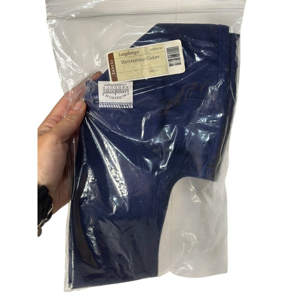 Longaberger Indigo Household Caddy‎ Basket Liner Fabric #28569144 NEW Sealed 80